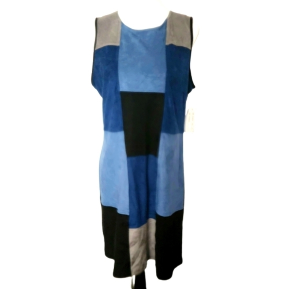 NWT Colorblock Dress Size 12 - Picture 1 of 7